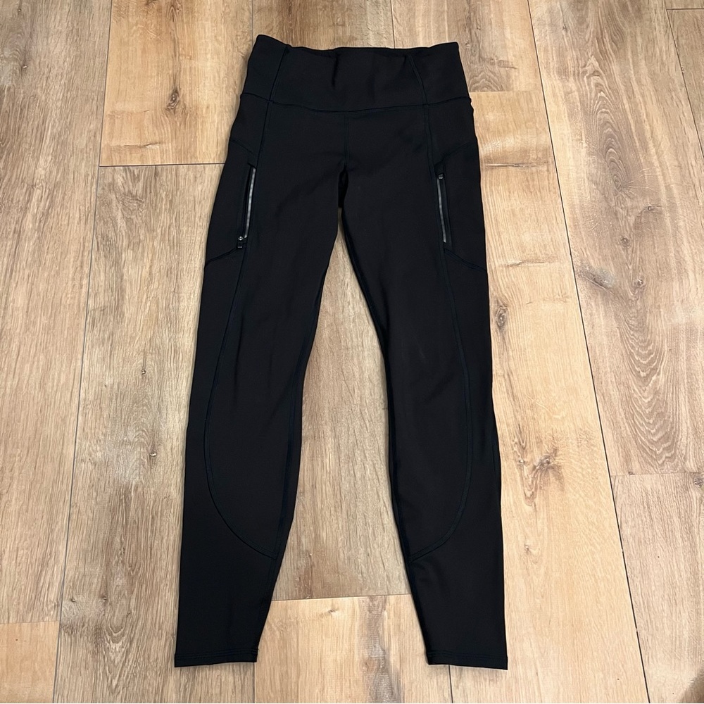 Athleta rainier black tights size small
